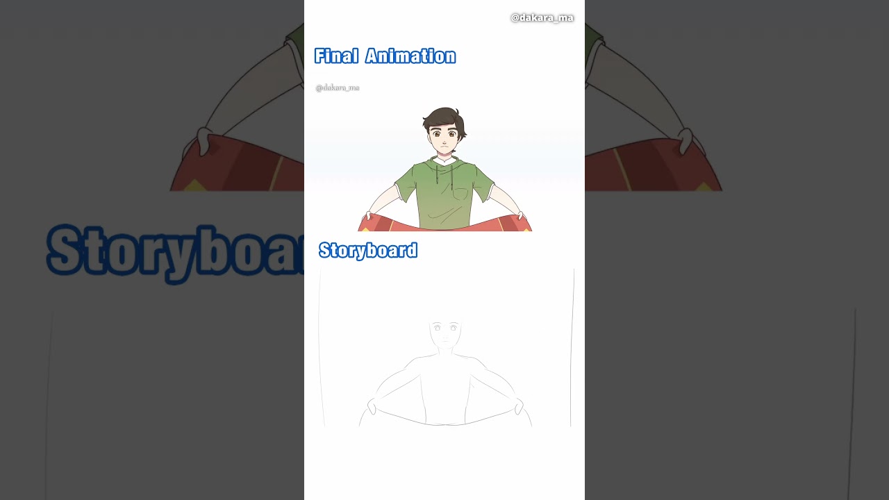 Storyboard vs Final | Dakara Ma