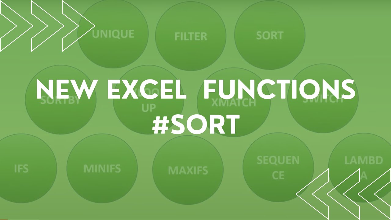 #SORT funksiyası necə işləyir? | Exceldə yeni #funksiyalar