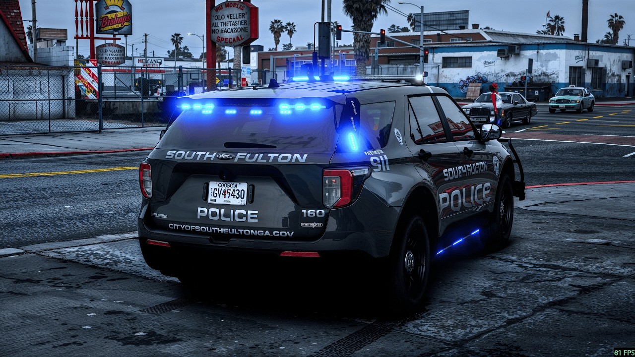 GTA 5 LSPDFR South Fulton Patrol 2026 🚔 Realistic Police Chase & Traffic Stops (4K Ultra Graphics)