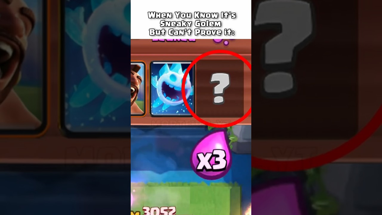 When You Can Feel The Sneaky Golem: