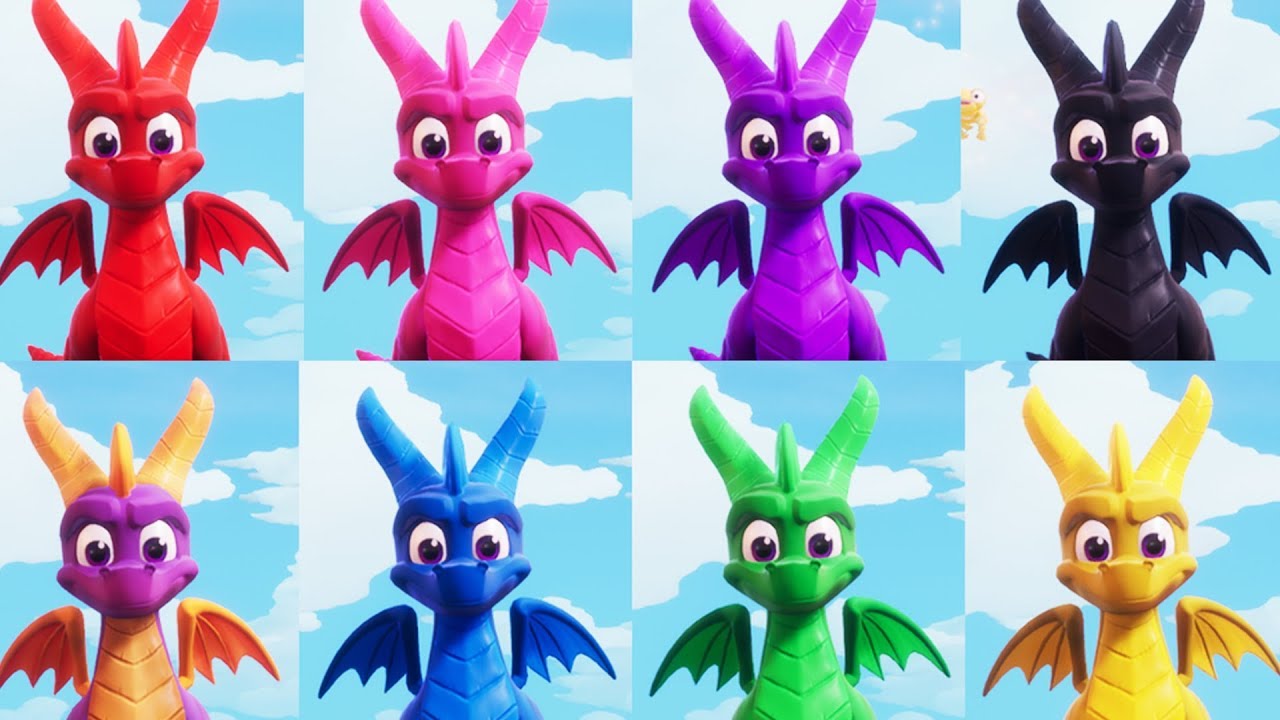 SPYRO Color Swap Cheat Code!