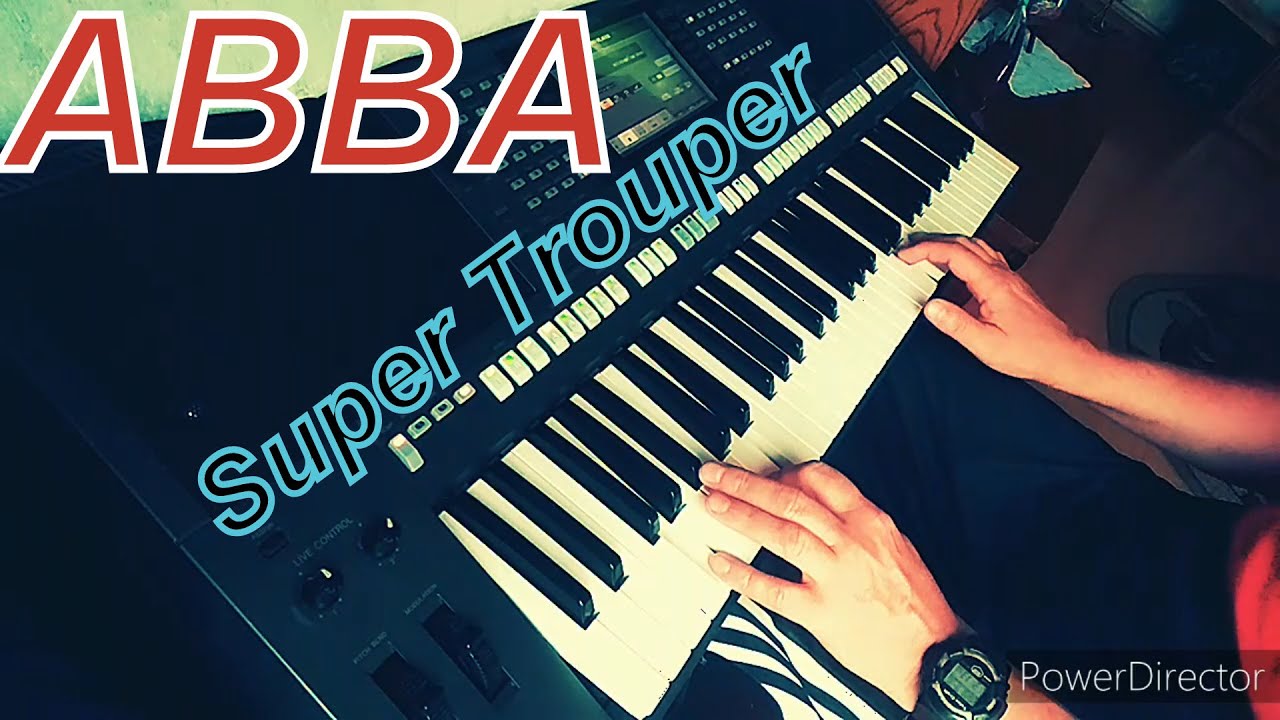 ABBA - Super Trouper (1980) cover by Zibi on Yamaha s-770
