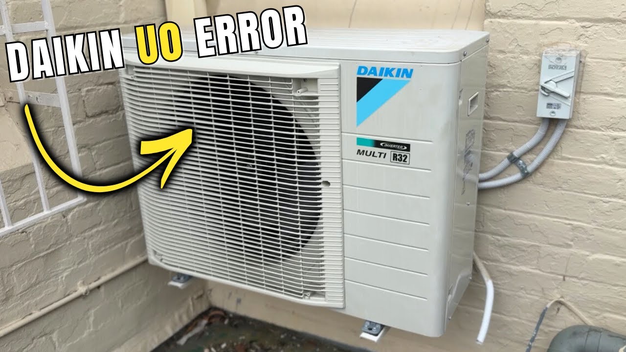 Daikin не охлаждает? Ошибка установщика привела к ошибке U0…