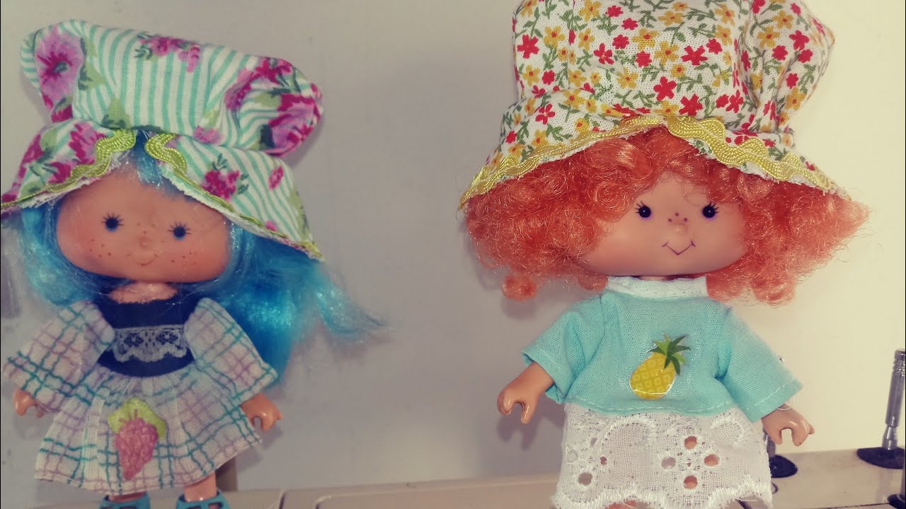 como fazer chapéu para boneca moranguinho