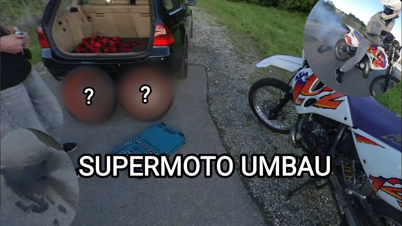 Hoch professioneller Supermoto Umbau | KTM LC2 125
