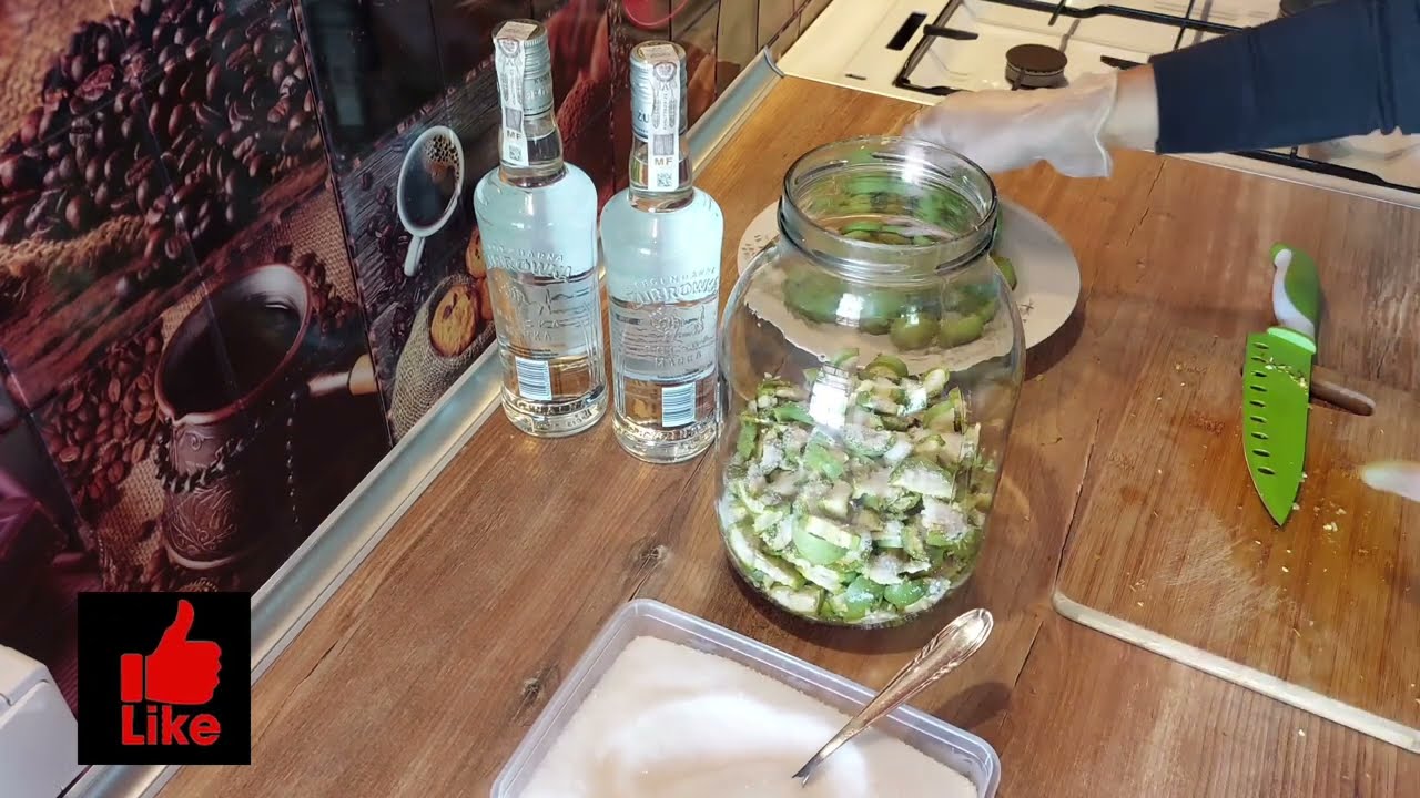 Nalewka, krople żołądkowe z orzecha włoskiego (Tincture, walnut stomach drops) cz.1
