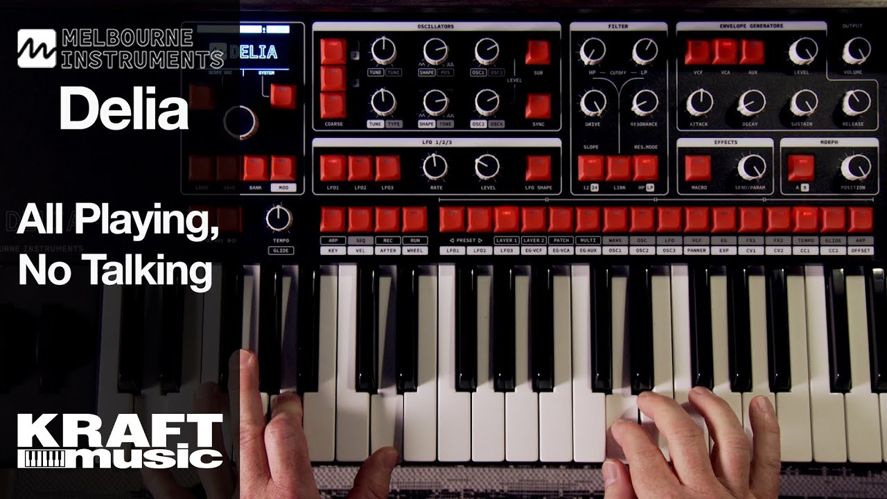 Melbourne Instruments Delia - All Playing, No Talking