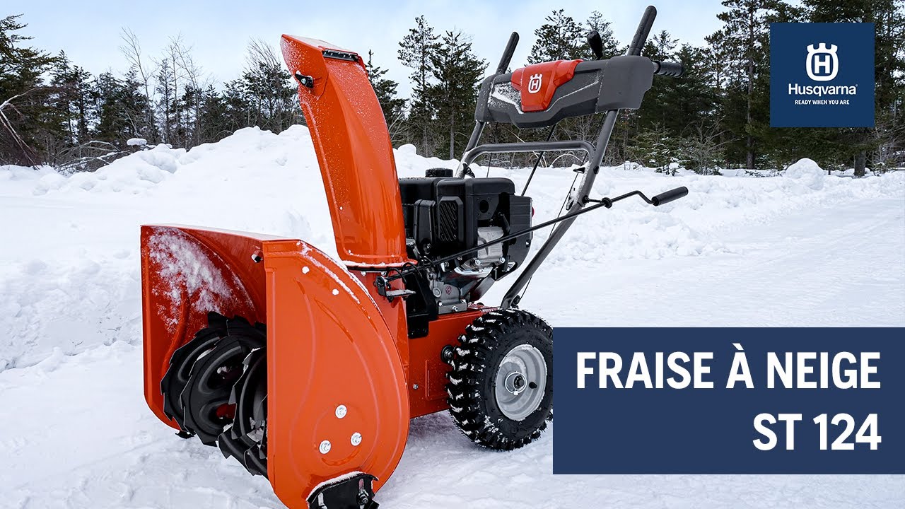 HUSQVARNA Fraise à Neige ST 124 | Caractéristiques et fonctions du produit