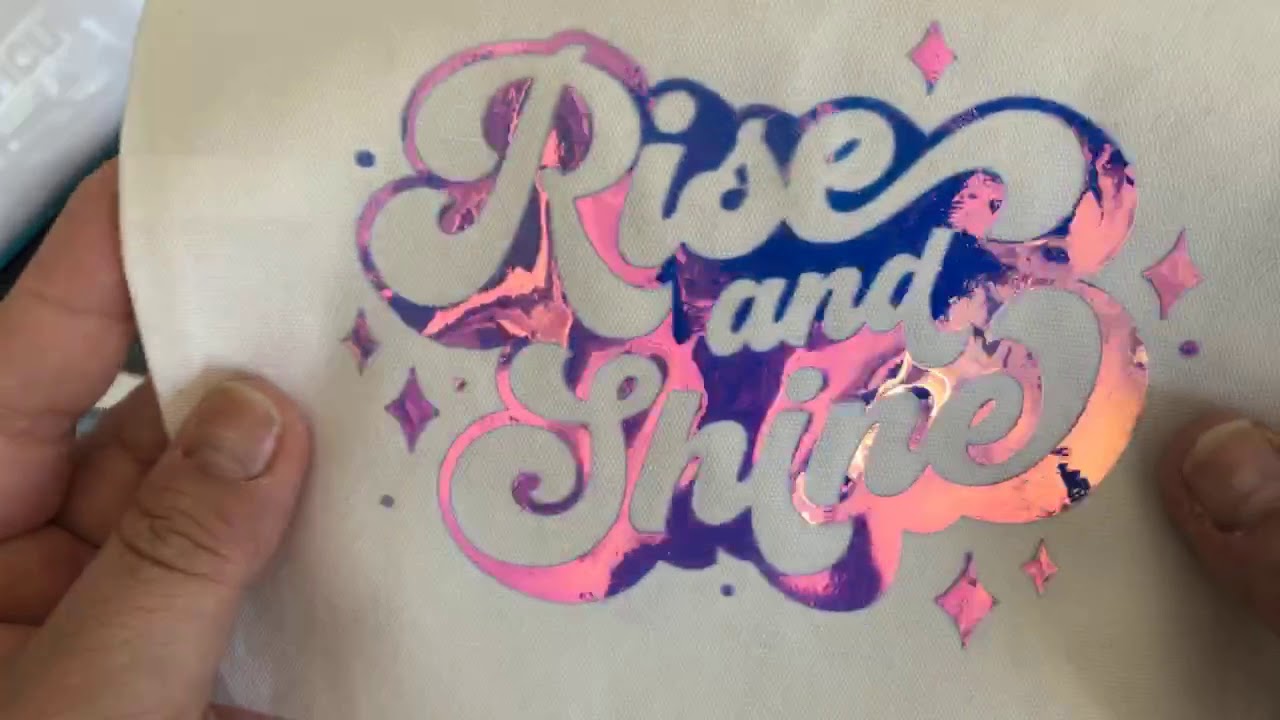 All About Cricut Holographic Iron-On