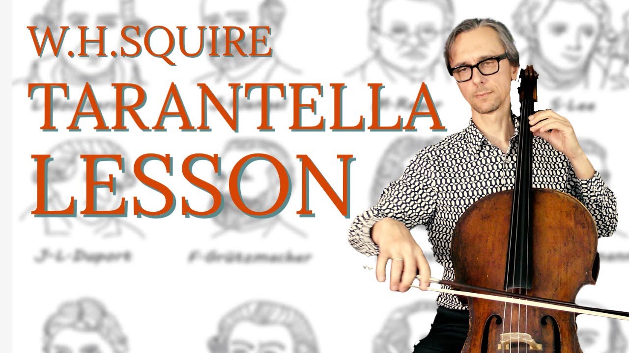 W.H. Squire Tarantella Cello Lesson |  Tips and Exercises | Suzuki Cello Book 6