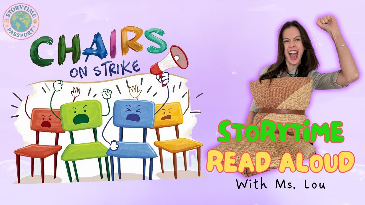 Chairs on Strike Read Aloud 🪑 | Funny Rhyming Classroom Storytime for Kids [English] 2025