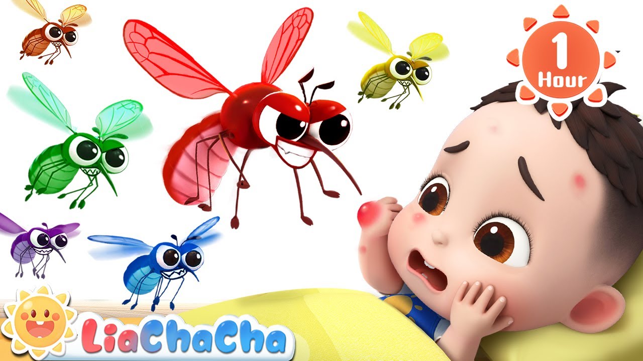 ChaCha vs Mosquitoes! | Ten in the Bed | Mosquito, Go Away | Kid Songs & Nursery Rhymes | LiaChaCha