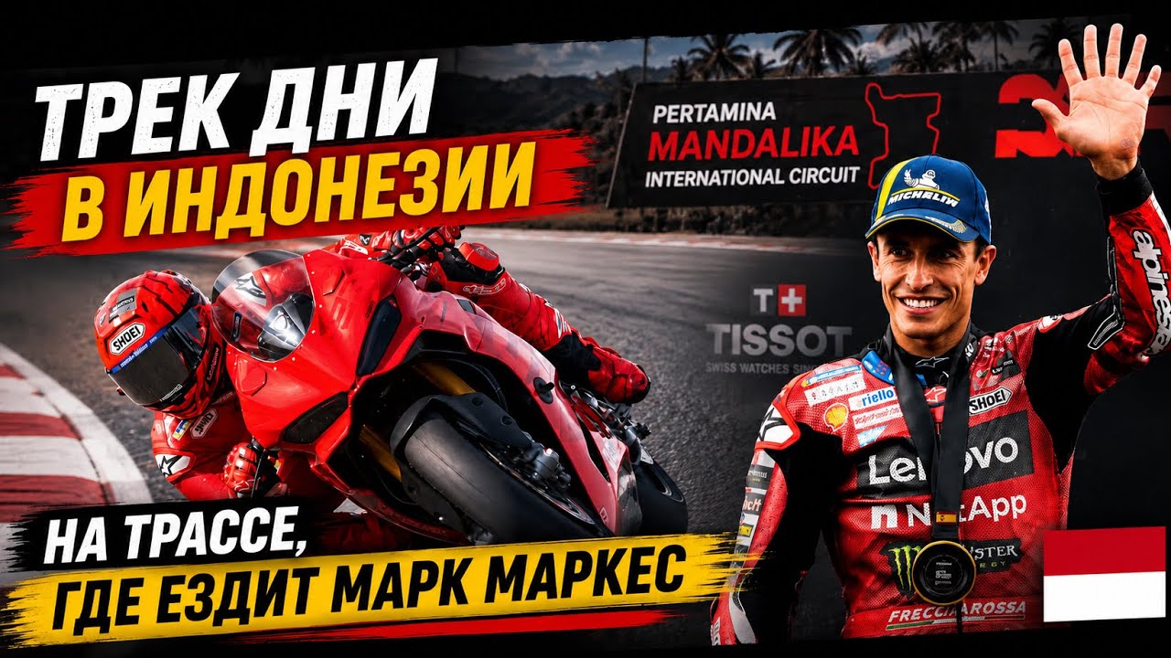 Бали на мотоцикле: гоночный трек Mandalika уровня MotoGP
