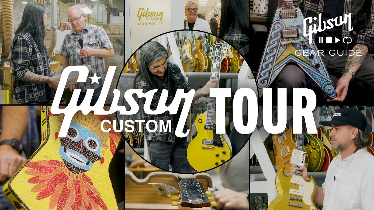 Познакомьтесь с людьми на экскурсии по фабрике Gibson Custom Shop