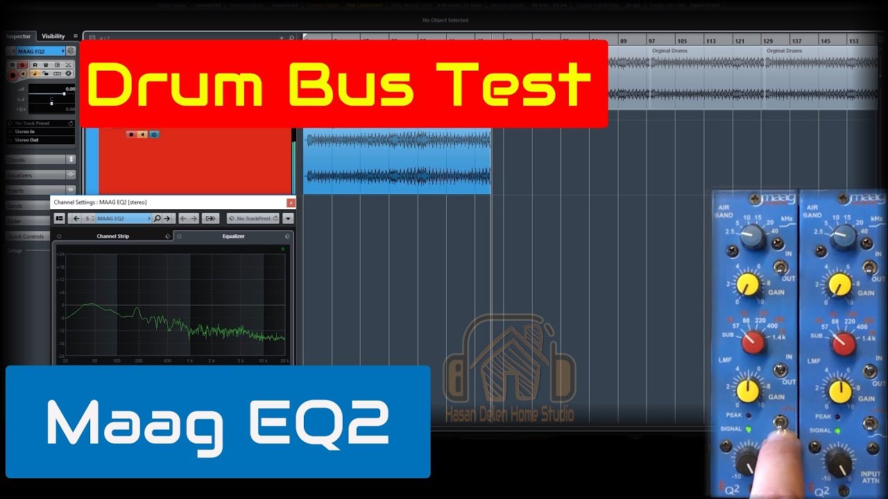 Maag EQ2 Equalizer - Drum Bus | Hardware Demo