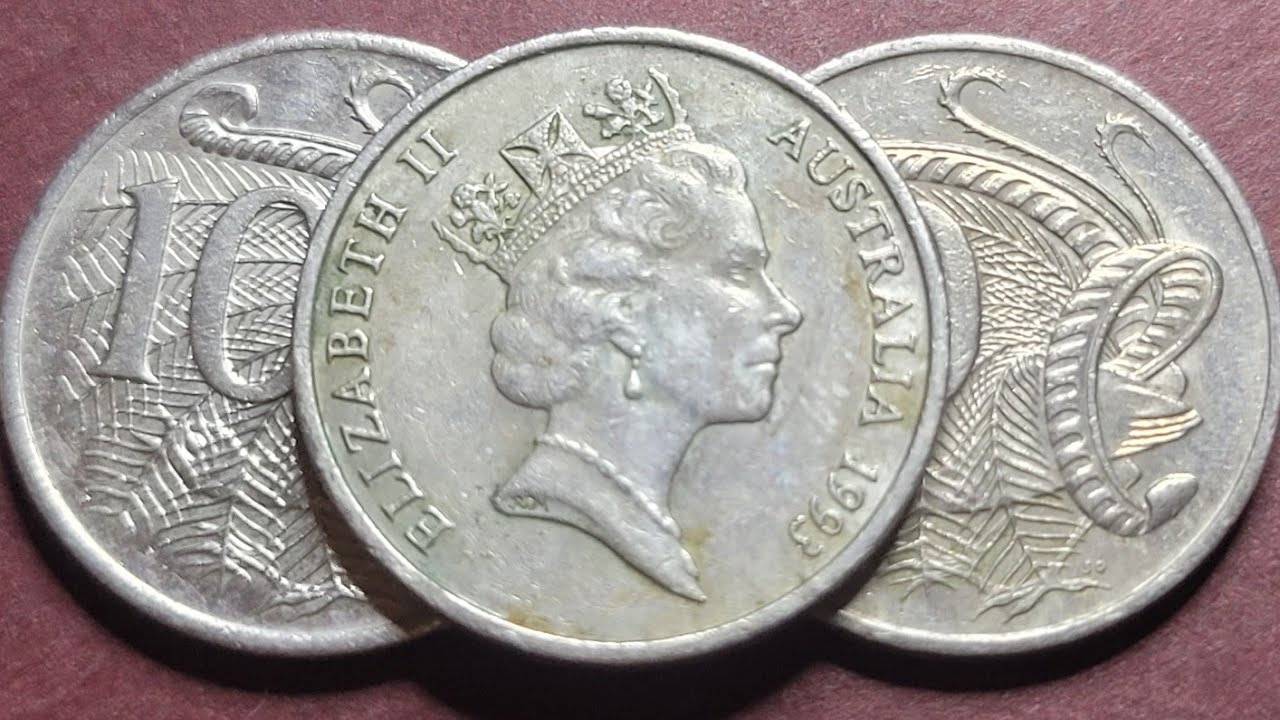 How much is 1993 10 cent coin worth