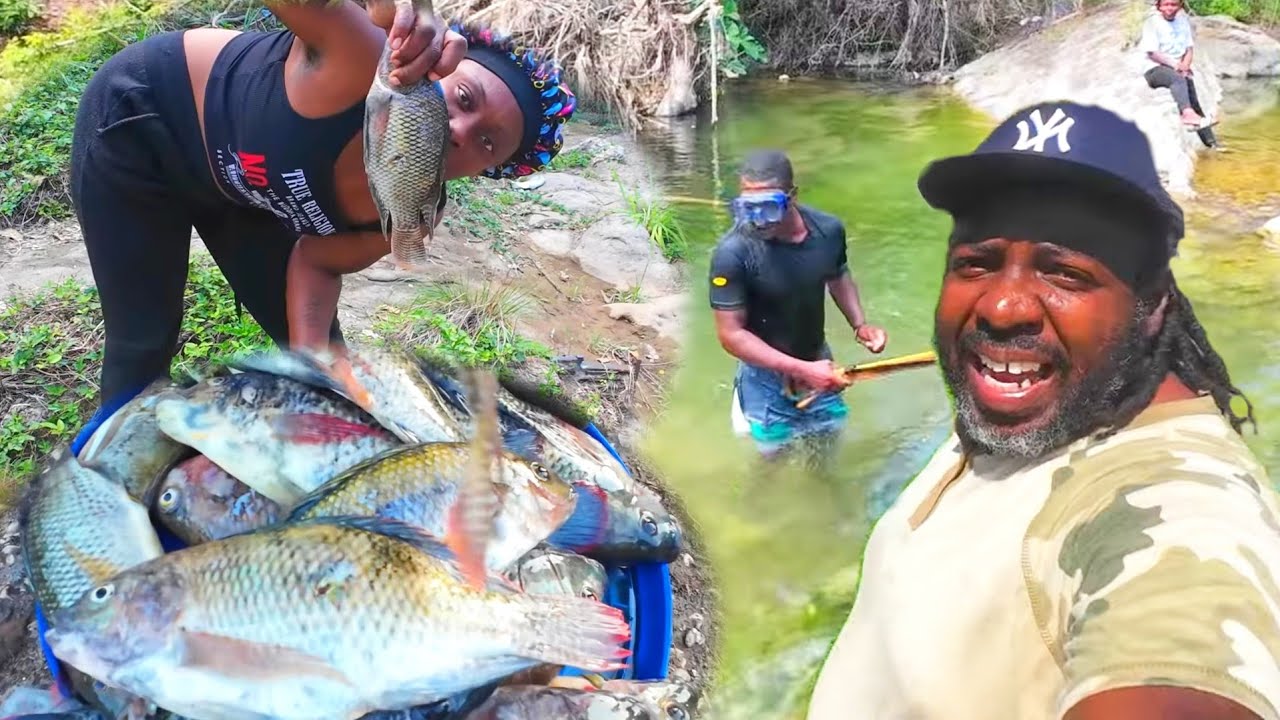 This River Is FULL of Fish! Subscriber  Link Up 🇯🇲🔥