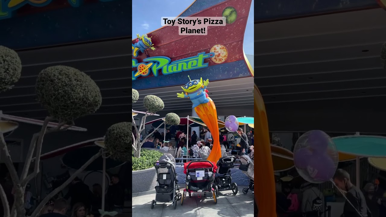 Pizza Planet at Disneyland #toystory #pizza #disneyland
