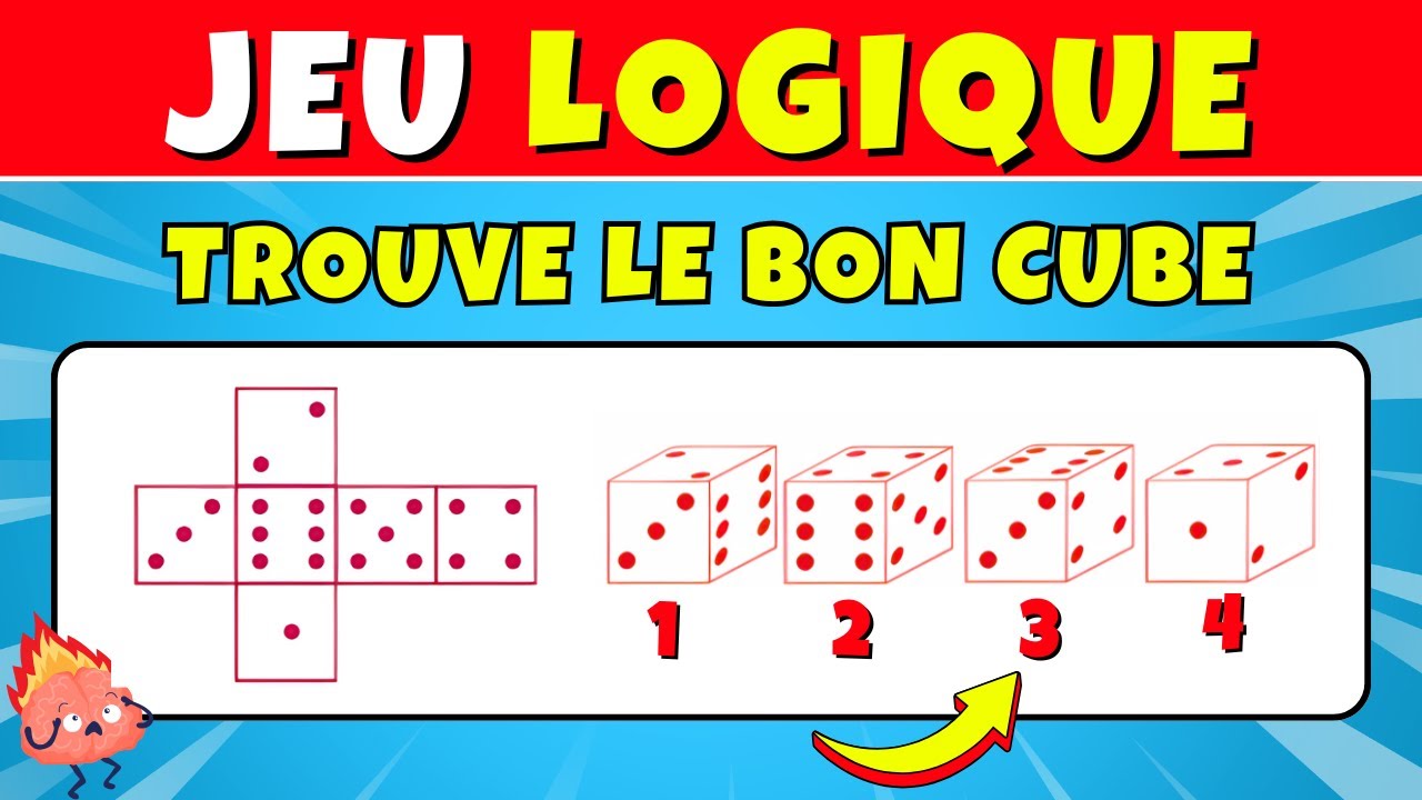 Test Psychotechnique: PATRONS de CUBES 🎲 TEST LOGIQUE: Cube  #logiquespatiale #testlogique