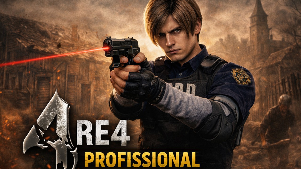 RESIDENT EVIL 4 CLÁSSICO - NO PROFISSIONAL - ATÉ ZERAR - RUMO AO RE9 REQUIEM 🔥🔥🎮🎮