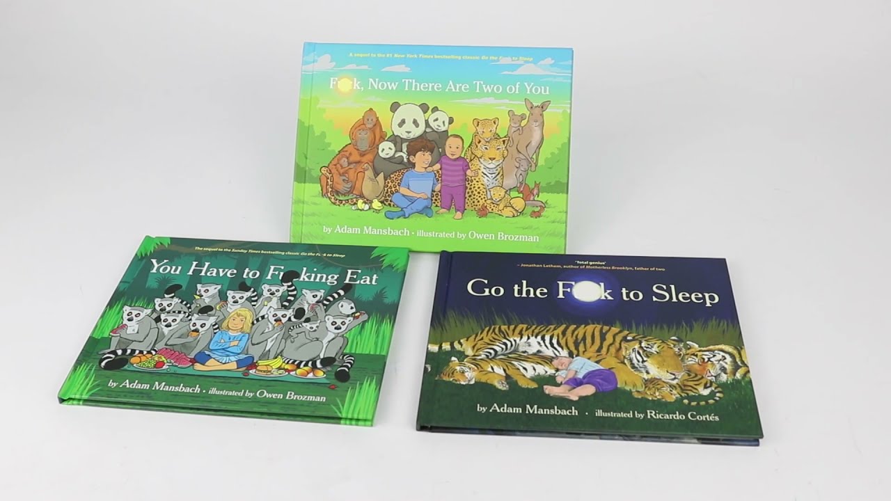 Adam Mansbach Go the F*** to Sleep Series 3 Books Collection Set