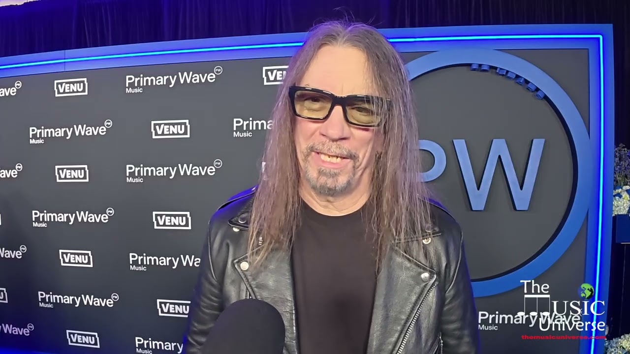 Skid Row's Scotti Hill on the Primary Wave 2026 Pre-Grammys Red Carpet