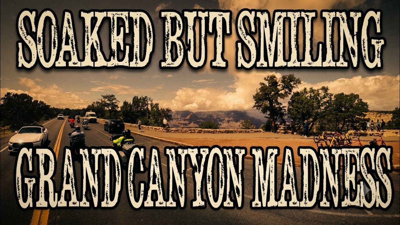 Storm Riding Through Horseshoe Bend & Grand Canyon! 🌩️🏍️ Day 6