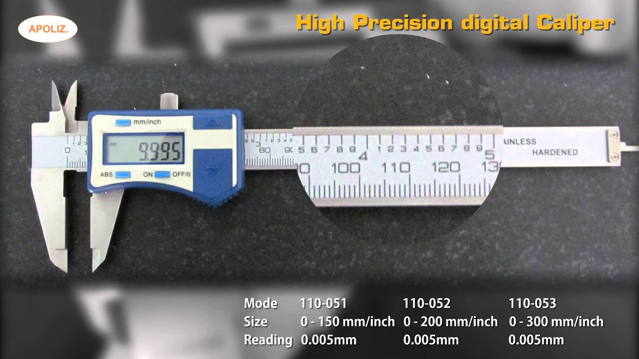 High Precision digital Caliper Apoliz