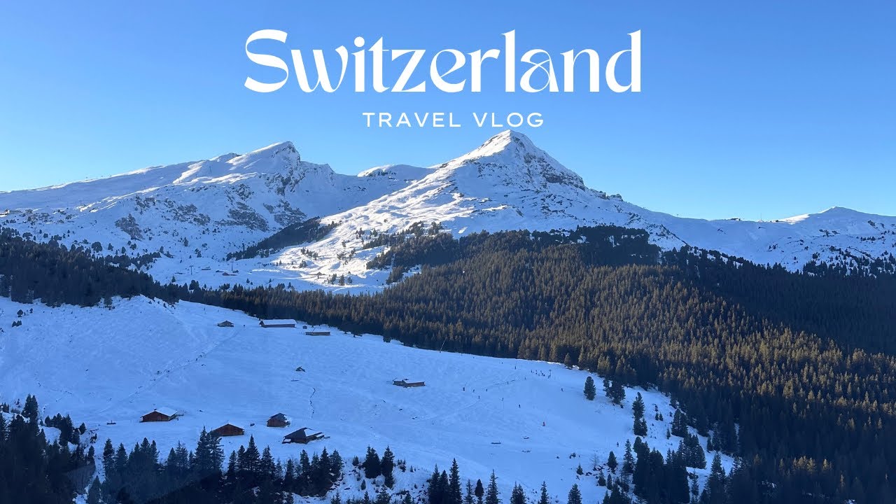 Switzerland Travel Vlog 🇨🇭| Interlaken, Grindelwald, Lauterbrunnen, Crash Landing On You Pier 🏔️