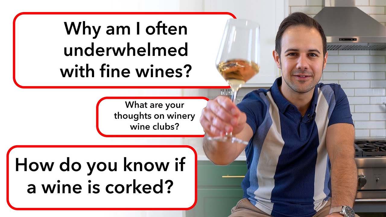 Sommelier & TV Host Vince Answers Wine Questions! (Part I)