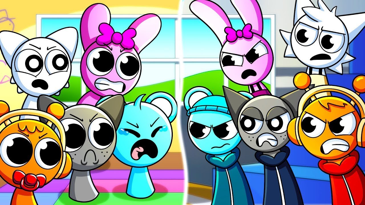 SPRUNKI: ¡BEBÉS vs. TODOS LOS MAYORES! (Animación)