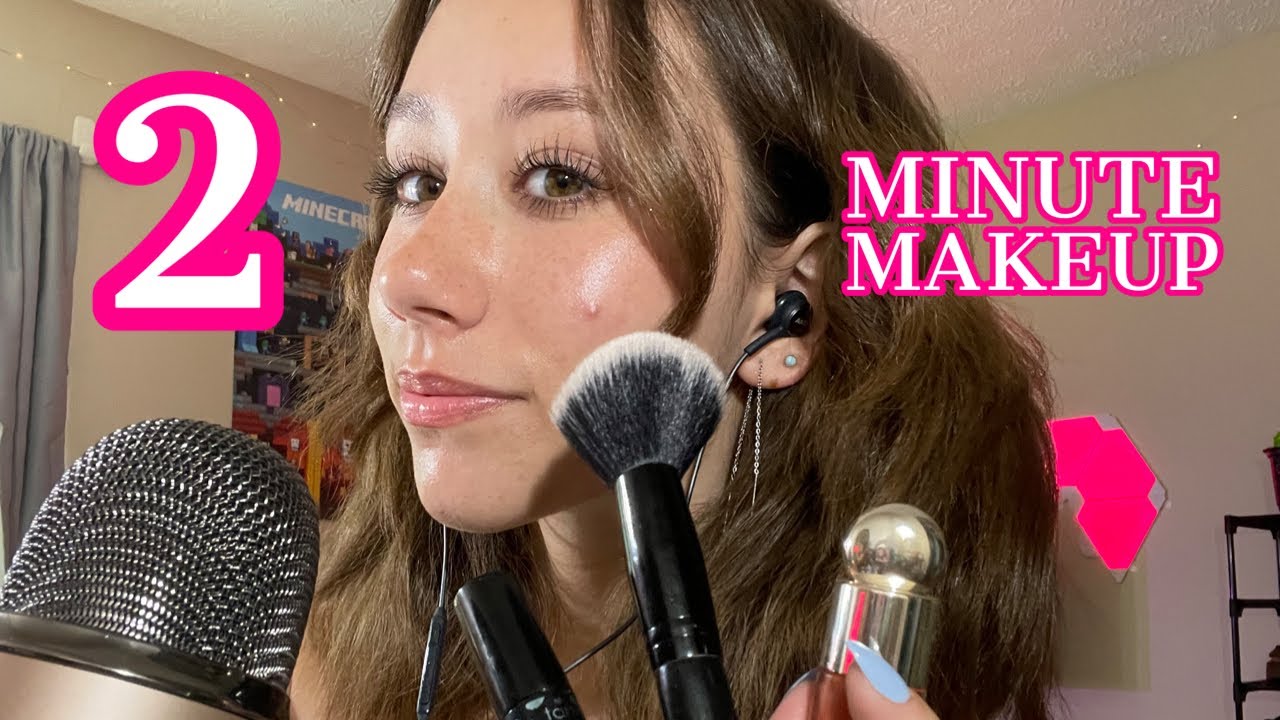 ASMR | doing your makeup in 2 minutes 💄