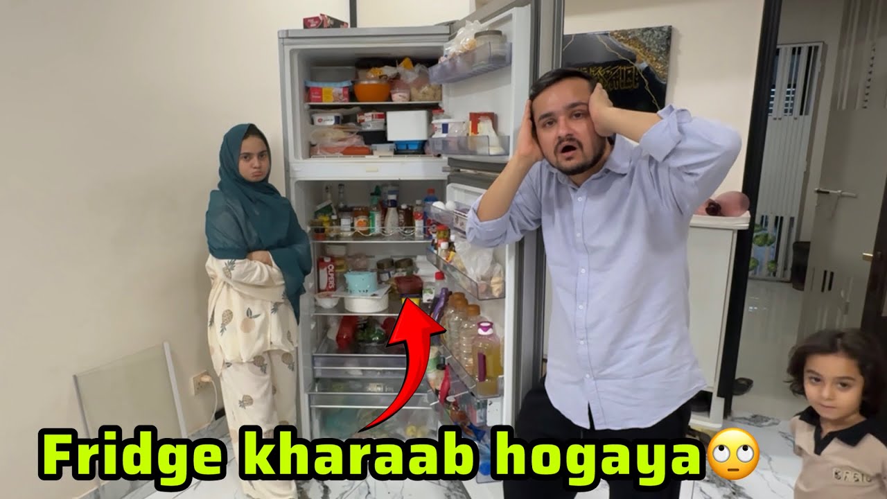 Ramzano mai ghar ka fridge kharab hoo gaya🥹sara samaan kharab hony lag gaya😱