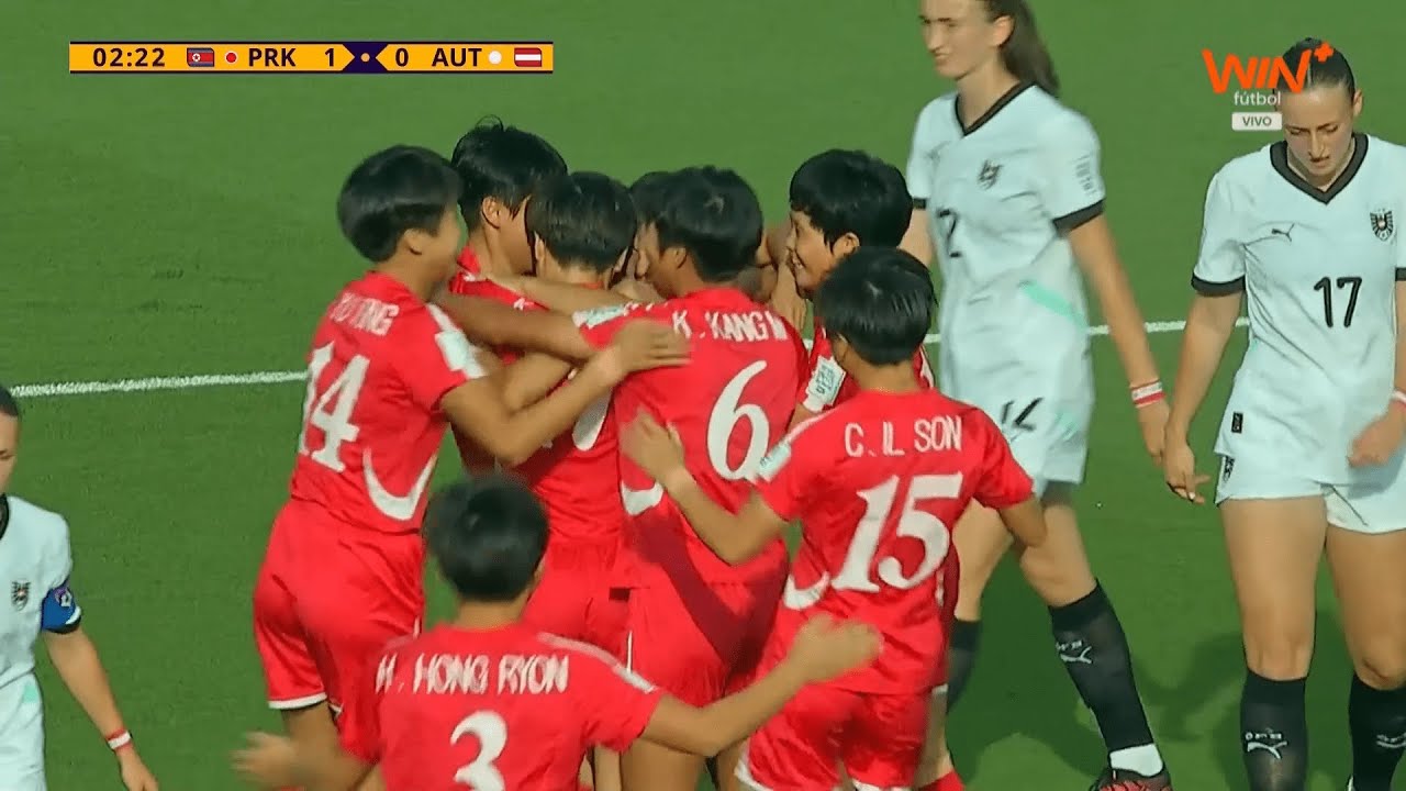 ¡Goleada de la favorita Corea del Norte sobre Austria y en 4tos del Mundial Sub20 las espera Brasil!