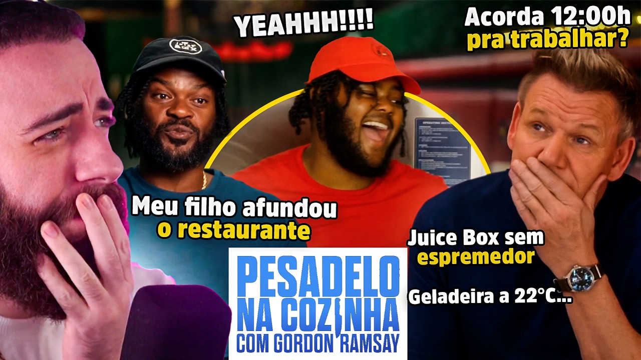 Pai deixa restaurante com filho e ele afunda os negócios ( pesadelo na cozinha )