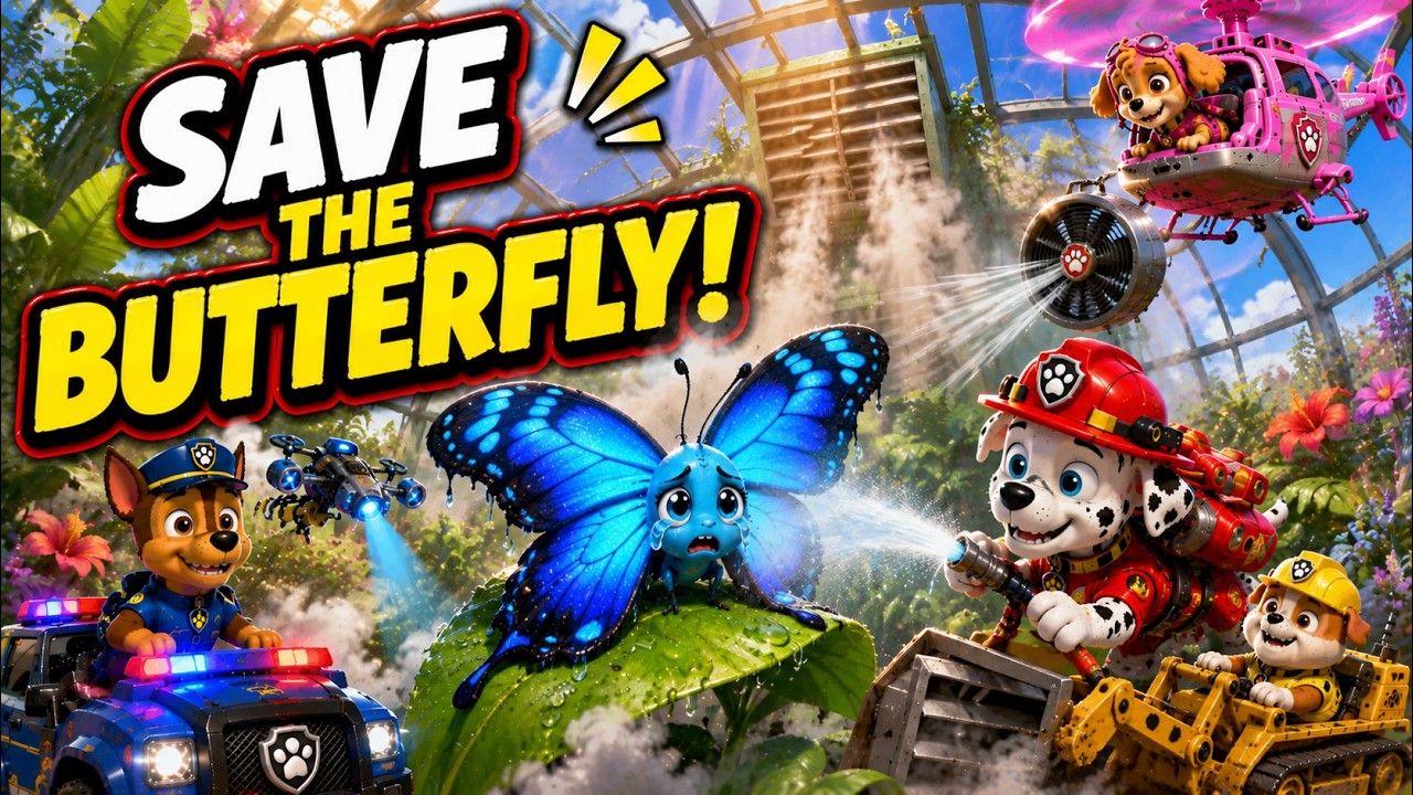 🦋 Can the Team Save the Rare Butterfly from the Overheating Greenhouse? | Hero Paws Rescue