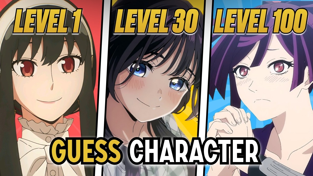 🔥 GUESS THE ANIME CHARACTER (Level 1 to 100) — 99% FAIL This Impossible Quiz🏆