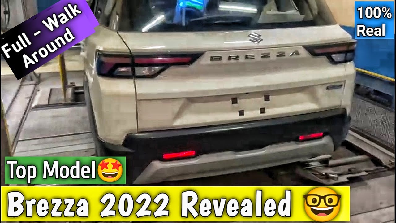 New Maruti Brezza Facelift 2022🔥| Brezza 2022 - Full  Walkaround Video - 2022 Maruti Brezza Facelift
