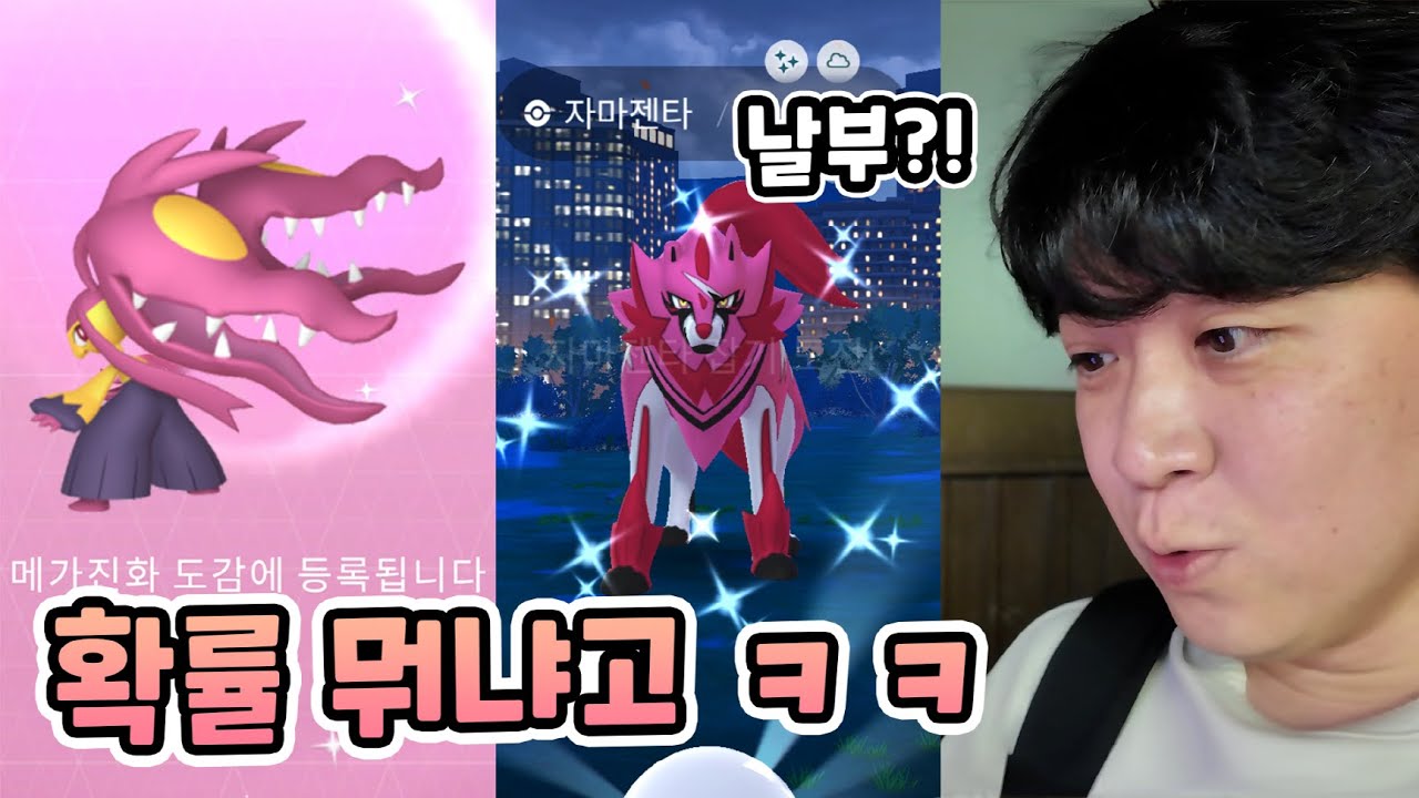 이로치 메가 입치트와 자마젠타를 잡기 위한 긴~ 여정.. [포켓몬고]