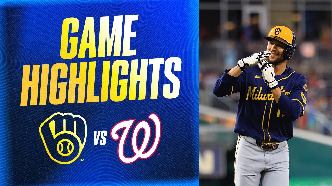 Brewers vs. Nationals Game Highlights (8/1/25) | MLB Highlights
