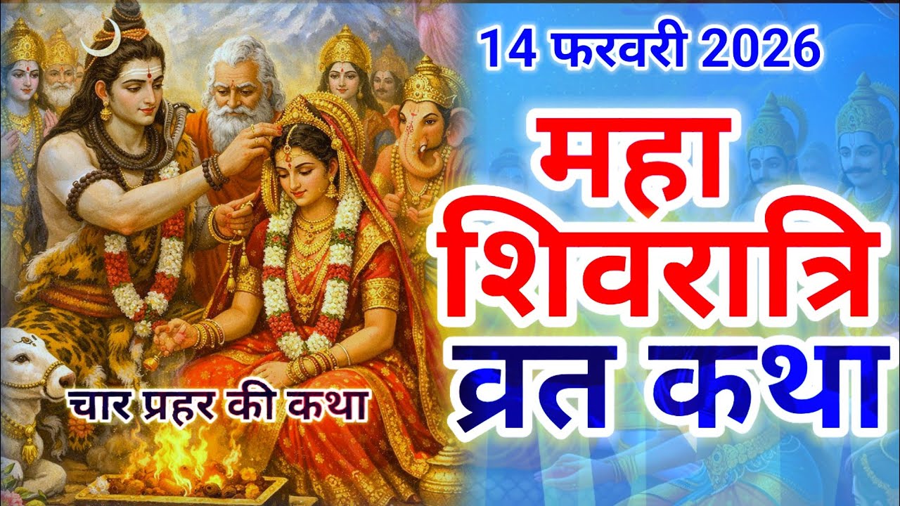 महाशिवरात्रि व्रत कथा || Mahashivratri vrat katha ||महाशिवरात्रि व्रत की चार प्रहर की कथा || 