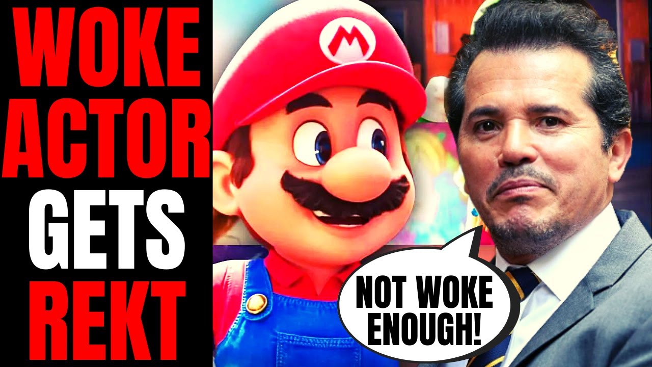 Woke Actor Gets TRIGGERED By Super Mario Bros Movie! | John Leguizamo BOYCOTTS Over White People