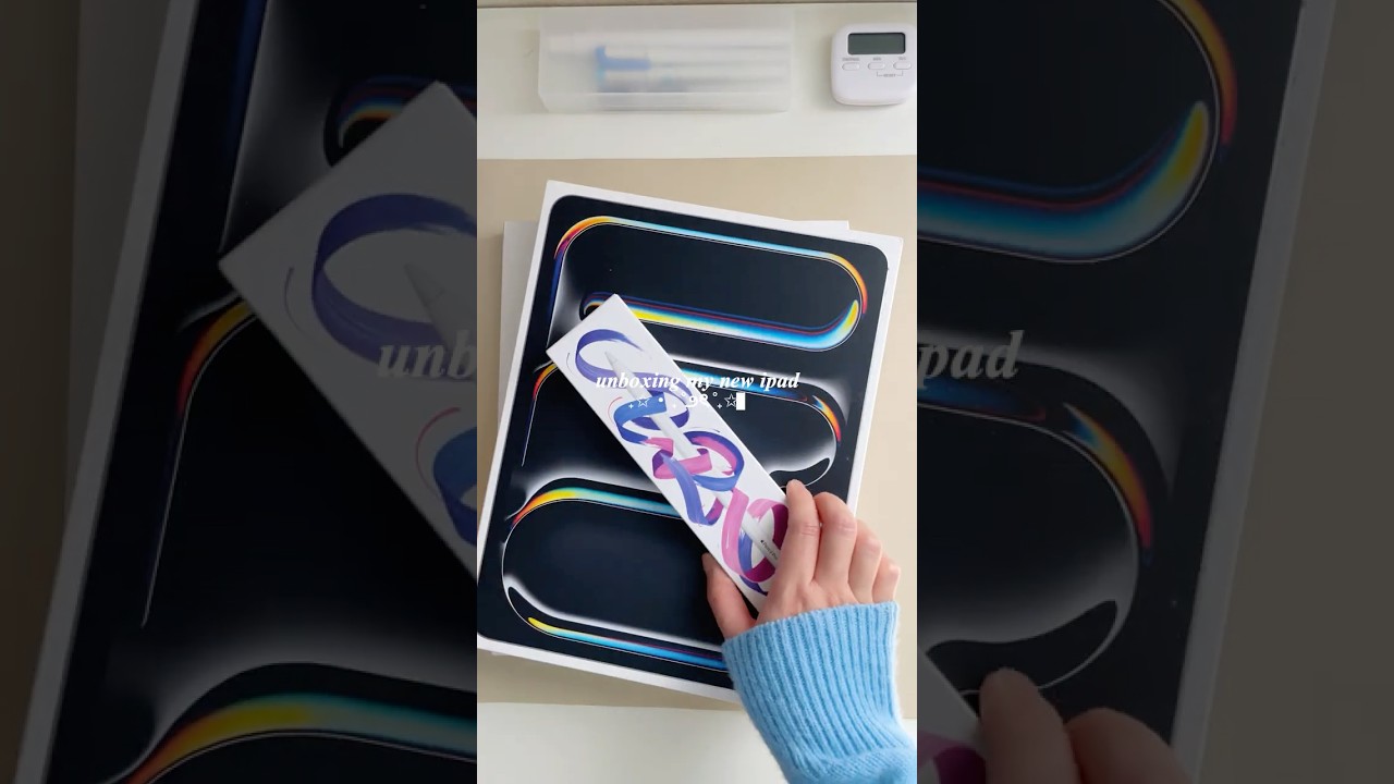 iPad Pro M4 13 inch unboxing 😍