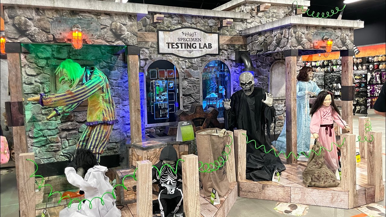 2022 Spirit Halloween Flagship | Specimen Testing Lab