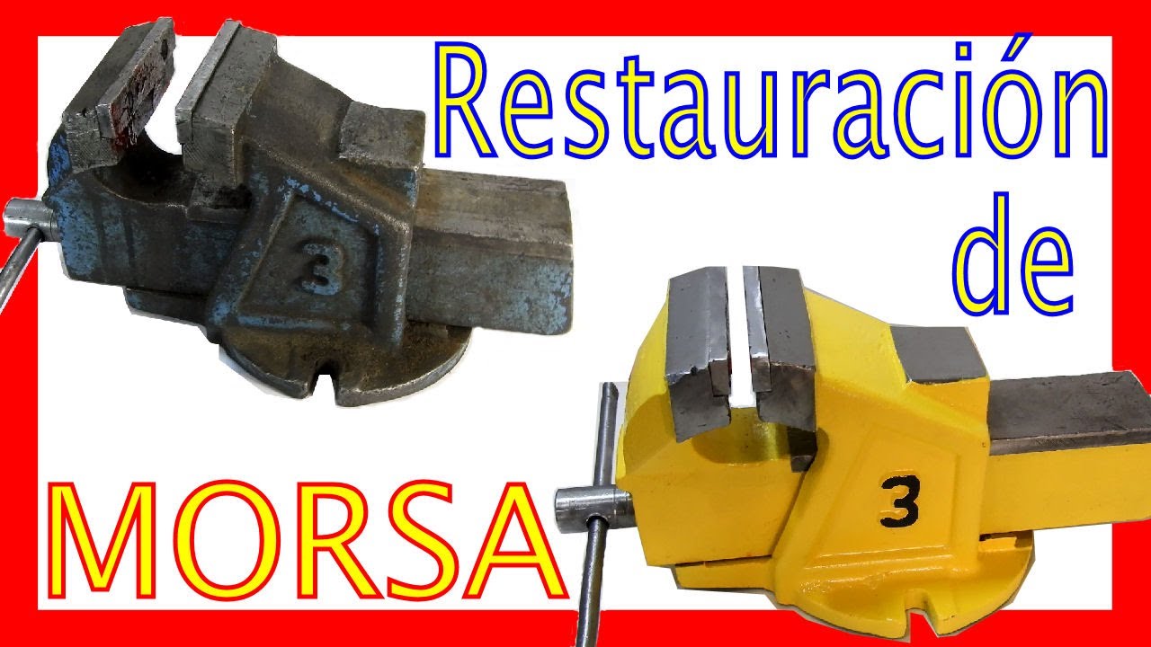 Restauro una MORSA - tornillo de BANCO - 