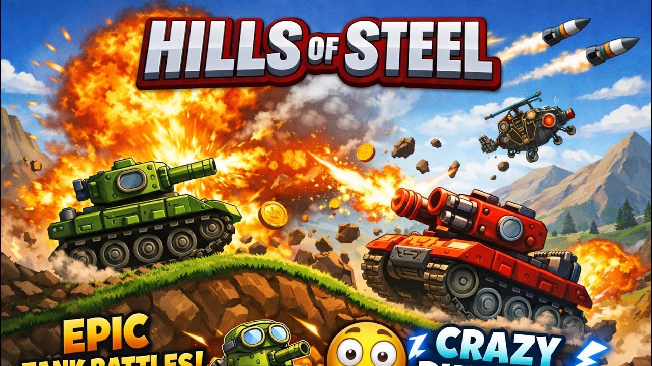 Hills of Steel Gameplay | Epic Tank Battles & Crazy Physics