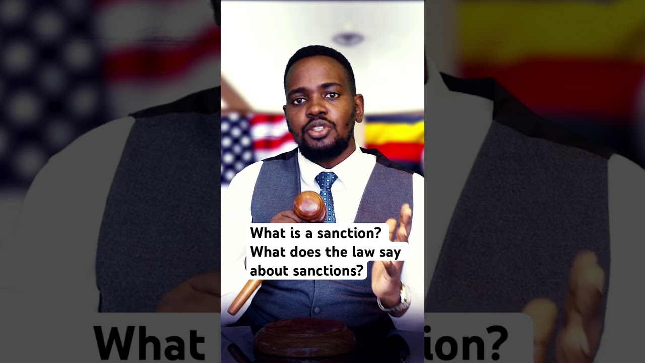 What is a sanction? What does the law say about sanctions? How can you remove a sanction?