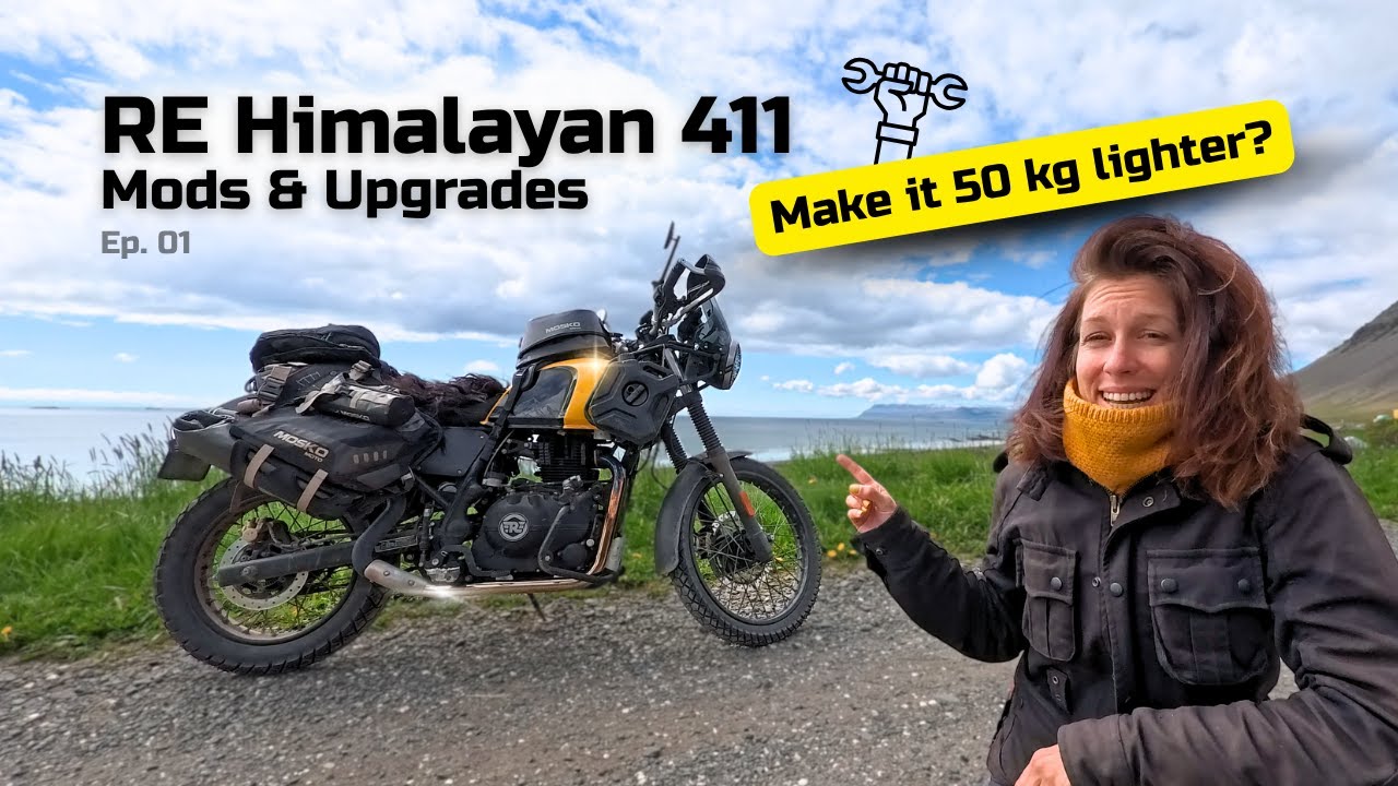 Модификации Royal Enfield Himalayan 411 | Эпизод 1 – Можно ли сделать его на 50 кг легче?