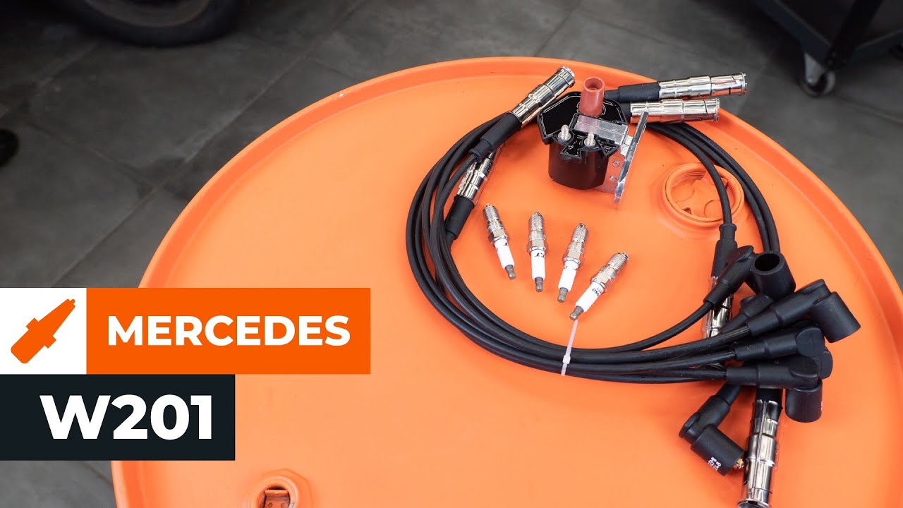 Wie MERCEDES W201 Zündkerzen, -kabel und -spulen wechseln [AUTODOC TUTORIAL]