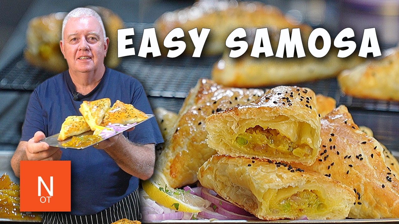 Запеченные пирожки-самоса без жарки!